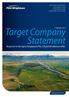 Target Company Statement
