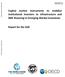 Capital market instruments to mobilize institutional investors to infrastructure and SME financing in Emerging Market Economies. Report for the G20