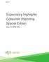 Supervisory Highlights Consumer Reporting Special Edition