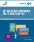 GET THE HEALTH INSURANCE THAT S RIGHT FOR YOU
