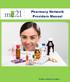 Pharmacy Network Providers Manual