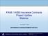 FASB / IASB Insurance Contracts Project Update Webinar