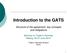 Introduction to the GATS