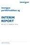 immigon portfolioabbau ag INTERIM REPORT AS AT 31 MARCH 2016 immigon portfolioabbau ag A-1090 Vienna, Peregringasse 2
