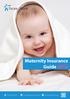 Maternity Insurance Guide 2015