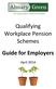 Qualifying Workplace Pension Schemes Guide for Employers