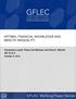 GFLEC Working Paper Series OPTIMAL FINANCIAL KNOWLEDGE AND WEALTH INEQUALITY