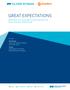GREAT EXPECTATIONS IMPROVING THE LOAN APPLICATION PROCESS FOR SMALL BUSINESS BORROWERS AUTHORS