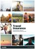 Travel Insurance. Combined Product Disclosure Statement & Financial Services Guide