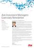 Aon Insurance Managers Guernsey Newsletter