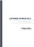 LAFARGE AFRICA PLC Rating Report