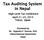 Tax Auditing System in Nepal