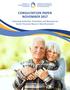 CONSULTATION PAPER NOVEMBER Improving Detection, Prevention and Response to Senior Financial Abuse in New Brunswick