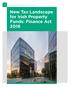 New Tax Landscape for Irish Property Funds: Finance Act New Tax Landscape for Irish Property Funds: Finance Act 2016