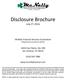 Disclosure Brochure. July 27, McNally Financial Services Corporation a Registered Investment Advisor