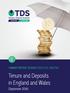 Tenure and Deposits in England and Wales [September 2016]