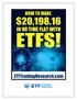 Make $20, In No Time Flat With Dividend ETFs!