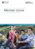 THE COOK ISLANDS NATIONAL SUPERANNUATION FUND. Member choice. Your guide to choosing the right fund