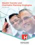 Wealth Transfer and Charitable Planning Strategies. Handbook