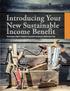 Introducing Your New Sustainable Income Benefit. Washington Idaho Montana Carpenters Employers Retirement Plan