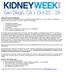 ASN does not allow groups to host educational or Continuing Medical Education (CME) events as ancillary events during Kidney Week.