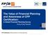 The Value of Financial Planning and Awareness of CFP Certification: A Global Financial Planning Survey Hong Kong Results