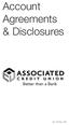 Account Agreements & Disclosures
