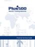 Plus500AU Pty Ltd. Financial Services Guide