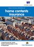 home contents insurance A special service for council tenants and leaseholders of City of Westminster