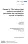 Review of DBA's proposed revision of the WACC calculation for the telecom market in Denmark
