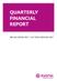 FINANCIAL REPORT 3RD QUARTER ST NINE MONTHS 2017
