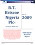 R.T. Briscoe Nigeria. FSDH Equity Research Report. June 10, 2009 Plc- Driving the Middle Class. Equity Research Report: R.T Briscoe Plc -NIGERIA