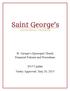 St. George s Episcopal Church Financial Policies and Procedures