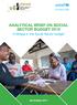 ANALYTICAL BRIEF ON SOCIAL SECTOR BUDGET A Mirage in the Social Sector budget