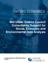 Mid Ulster District Council Consultancy Support for Social, Economic and Environmental Data Analysis