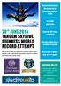 20 JUNE 2015 TANDEM SKYDIVE GUINNESS WORLD RECORD ATTEMPT