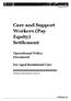 Care and Support Workers (Pay Equity) Settlement