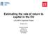 Estimating the rate of return to capital in the EU