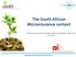 The South African Microinsurance context