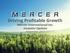 Driving Profitable Growth Mercer International Inc. Investor Update November 2017