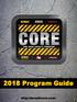 2018 Program Guide
