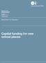 Capital funding for new school places