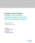 Energy Trust of Oregon Request for Proposals: Impact Evaluation of the New Buildings Program
