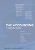 THE ACCOUNTING EQUATION