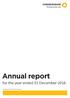 Annual report for the year ended 31 December 2016