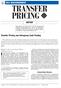 REPORT. Transfer Pricing and Intragroup Cash Pooling
