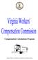 Compensation Calculations Program COLA. Virginia Workers Compensation Commission, Calculation Program