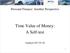 Time Value of Money: A Self-test