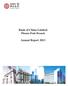 Bank of China Limited Phnom Penh Branch. Annual Report 2013