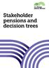 Stakeholder pensions and decision trees